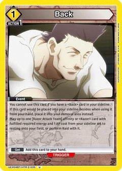 Back (UEX04BT/HTR-2-035) - UEX04BT HUNTER X HUNTER Vol2-1
