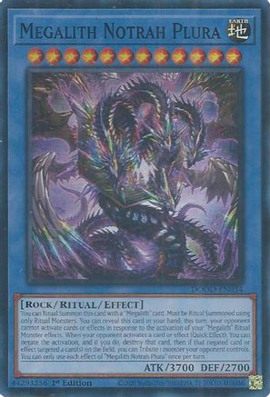 Megalith Notrah Plura (DOOD-EN034) - Doom of Dimensions 1st Edition-1