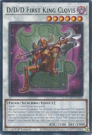 D/D/D First King Clovis (DOOD-EN038) - Doom of Dimensions 1st Edition-1