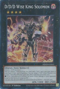 D/D/D Wise King Solomon (DOOD-EN043) - Doom of Dimensions 1st Edition-1