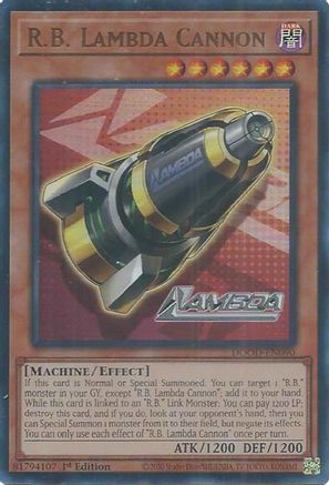 R.B. Lambda Cannon (DOOD-EN090) - Doom of Dimensions 1st Edition-1