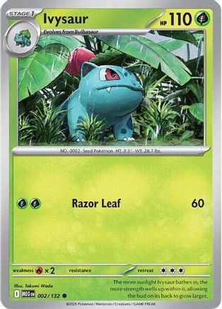 Ivysaur - 002/132 2 - ME01 Mega Evolution Reverse Holofoil-1