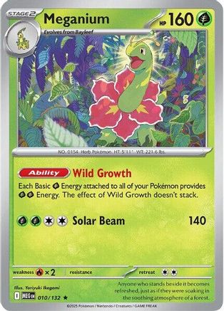 Meganium 10 - ME01 Mega Evolution Holofoil-1