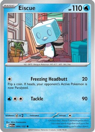 Eiscue 44 - ME01 Mega Evolution Reverse Holofoil-1