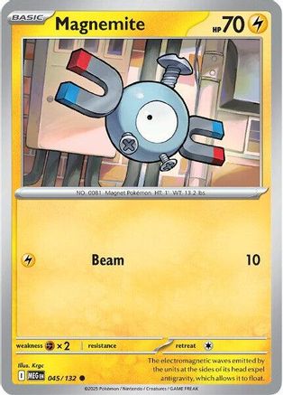 Magnemite 45 - ME01 Mega Evolution Reverse Holofoil-1