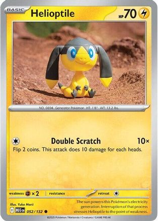 Helioptile - 052/132 52 - ME01 Mega Evolution-1