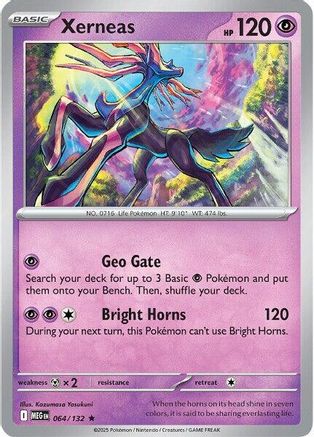 Xerneas 64 - ME01 Mega Evolution Holofoil-1