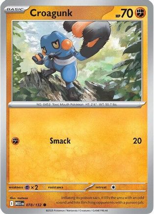 Croagunk 78 - ME01 Mega Evolution Reverse Holofoil-1