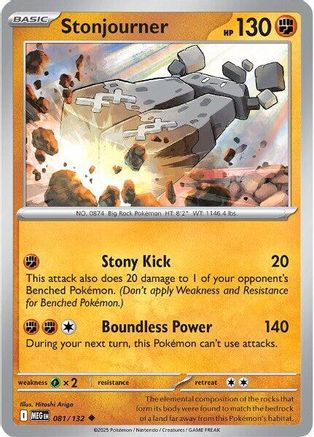 Stonjourner 81 - ME01 Mega Evolution Reverse Holofoil-1