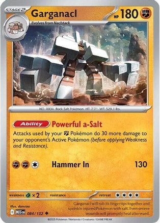 Garganacl - 084/132 84 - ME01 Mega Evolution-1