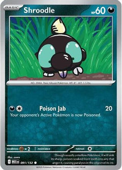 Shroodle - 091/132 91 - ME01 Mega Evolution Reverse Holofoil-1