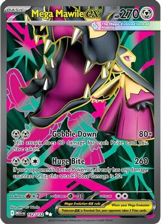 Mega Mawile ex - 162/132 162 - ME01 Mega Evolution Holofoil-1