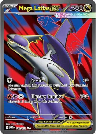 Mega Latias ex - 163/132 163 - ME01 Mega Evolution Holofoil-1