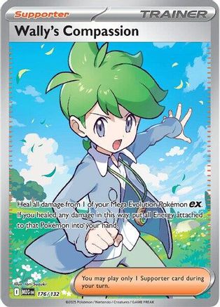Wally's Compassion - 176/132 176 - ME01 Mega Evolution Holofoil-1