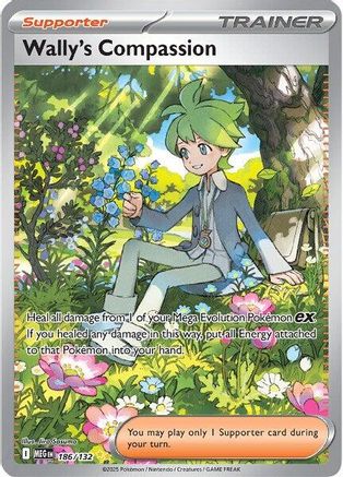 Wally's Compassion - 186/132 186 - ME01 Mega Evolution Holofoil-1