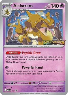 Alakazam - 003 3 - ME Mega Evolution Promo-1