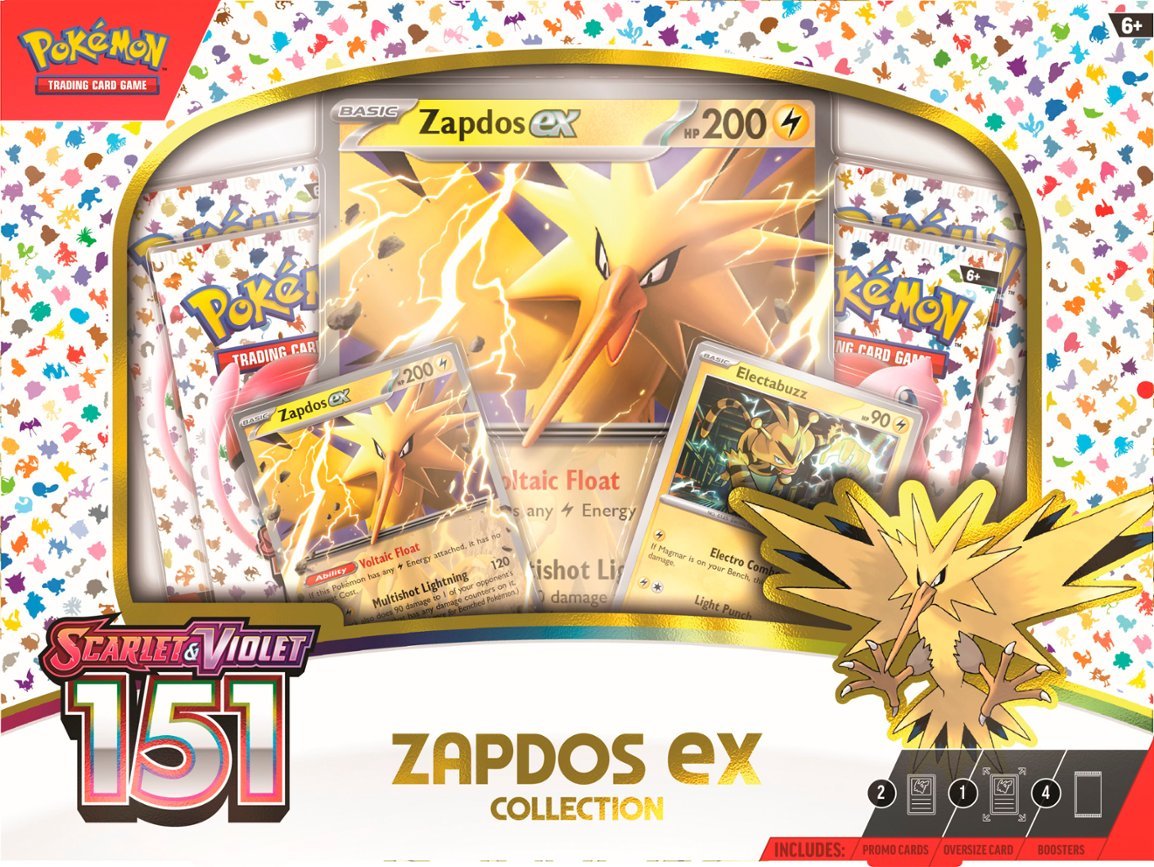 Pokémon TCG - Scarlet & Violet - 151 - Zapdos ex Collection-1