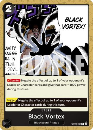 Black Vortex (Reprint) (OP09-097) - Premium Booster -The Best- Vol. 2-1