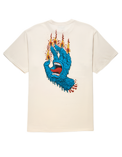 Santa Cruz 'Pace Ritual Hand' Tee - Natural-2