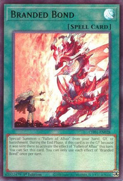 Branded Bond (CH01-EN028) - THE CHRONICLES DECK: The Fallen & The Virtuous (All-Foil Edition) 1st Edition-1