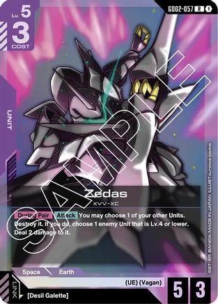 Zedas (GD02-057) - Dual Impact Holofoil-1