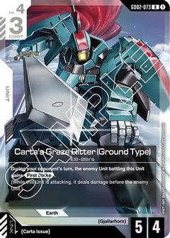 Carta's Graze Ritter (Ground Type) (GD02-073) - Dual Impact Holofoil-1