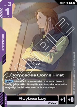 Comrades Come First (GD02-116) - Dual Impact-1
