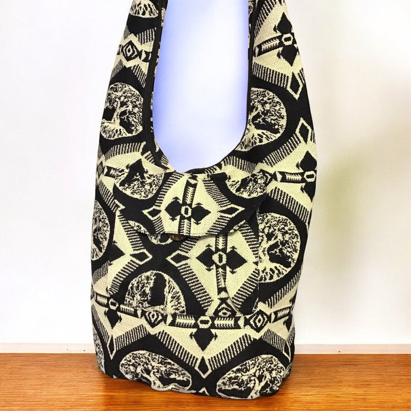 Black Tree of live Crossbody Bag-2