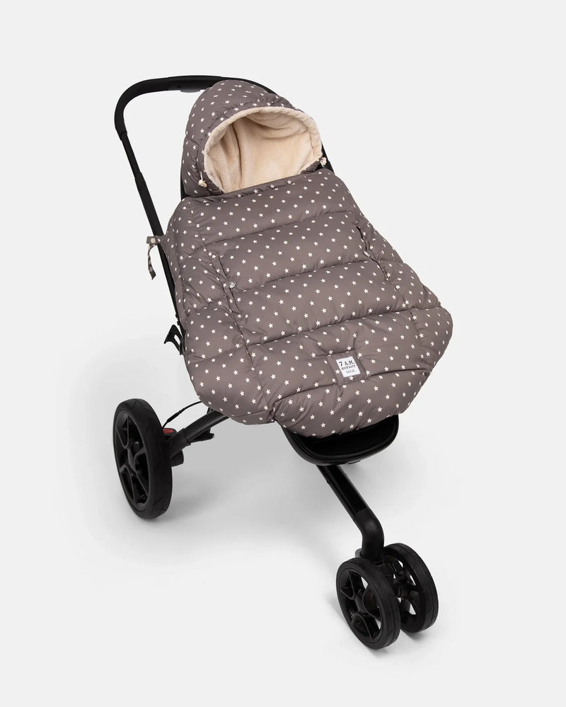 K-Poncho - Plush | 7am Enfant |  Ash Oak Stars Heavy Weight-4