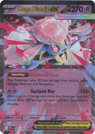 Mega Diancie ex 41 - ME02 Phantasmal Flames Holofoil-1