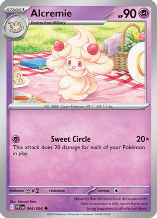 Alcremie 44 - ME02 Phantasmal Flames Reverse Holofoil-1