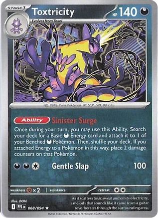 Toxtricity 68 - ME02 Phantasmal Flames Reverse Holofoil-1