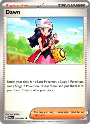 Dawn 87 - ME02 Phantasmal Flames Reverse Holofoil-1