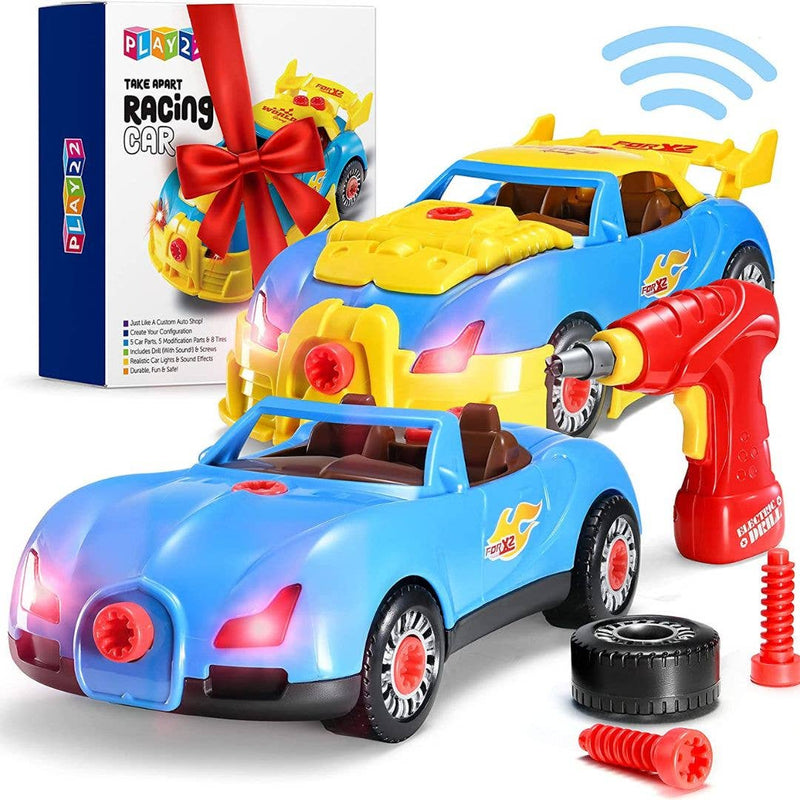 Play22 - Take Apart Racing Car Toys - 30 Piece - Ages 3+-1