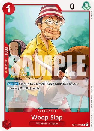 Woop Slap (OP13-006) - Carrying On His Will: 3rd Anniversary Tournament Cards-1