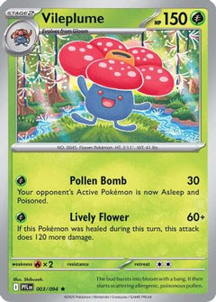 Vileplume 3 - ME02 Phantasmal Flames Reverse Holofoil-1