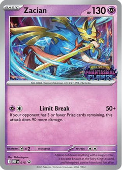 Zacian (Prerelease) 15 - ME Mega Evolution Promo Holofoil-1