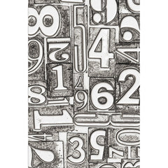 Sizzix 3-D Texture Fades Embossing Folder - Numbered by Tim Holtz-2