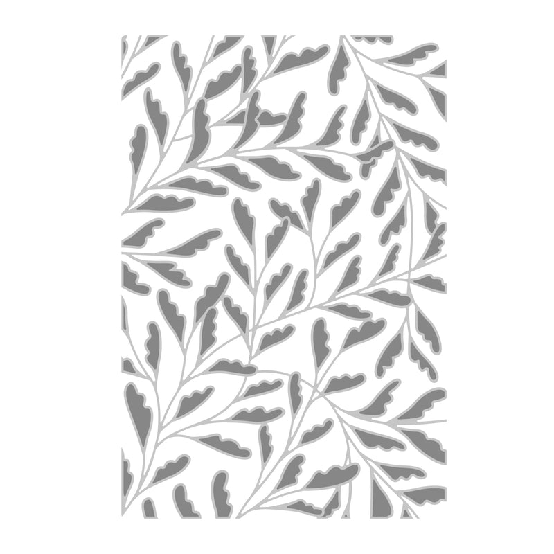 Sizzix Multi-Level Textured Impressions Embossing Folder - Delicate Leaves by Jennifer Ogborn-2