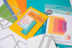 Sizzix Framelits Die Set 9PK Fanciful Framelits Renee Deco Rectangles by Stacey-5