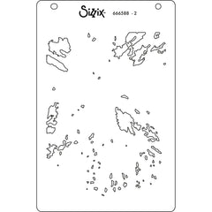 Plantillas en capas Sizzix A6, paquete de 4, Cosmopolitan, Floral Impressions por Stacey Park-3
