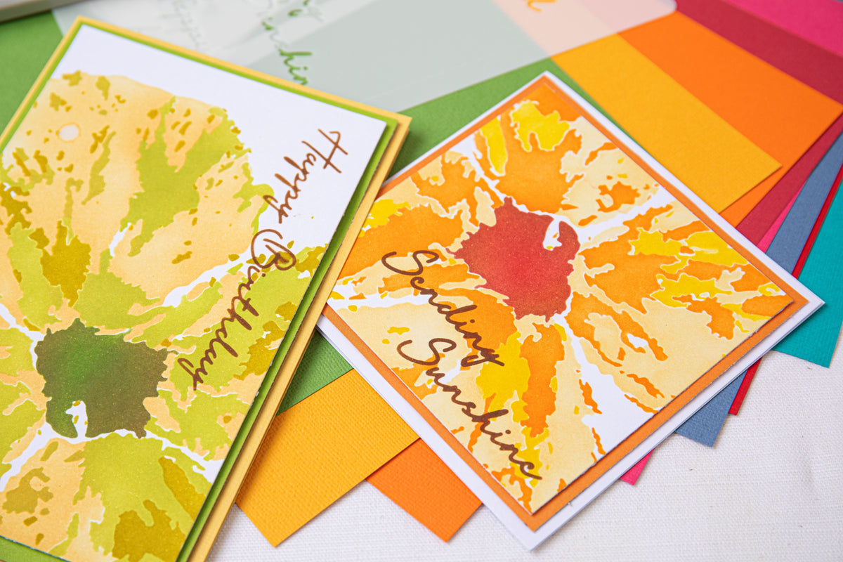 Plantillas en capas Sizzix A6, paquete de 4, Cosmopolitan, Floral Impressions por Stacey Park-7