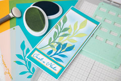 Sizzix A6 Layered Stencils 4PK Cosmopolitan, Frond by Stacey Park-7
