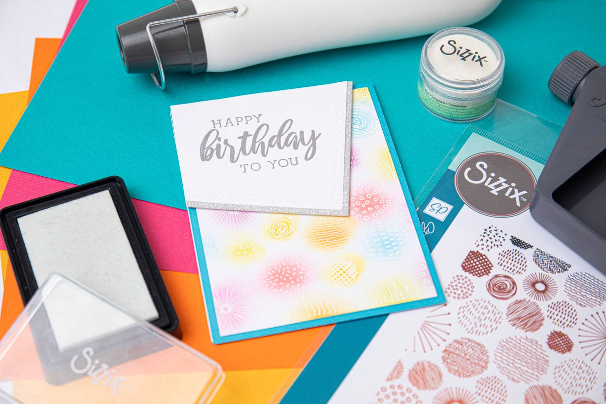 Sizzix Clear Stamp Set Cosmopolitan, Ecliptic by Stacey Park-4