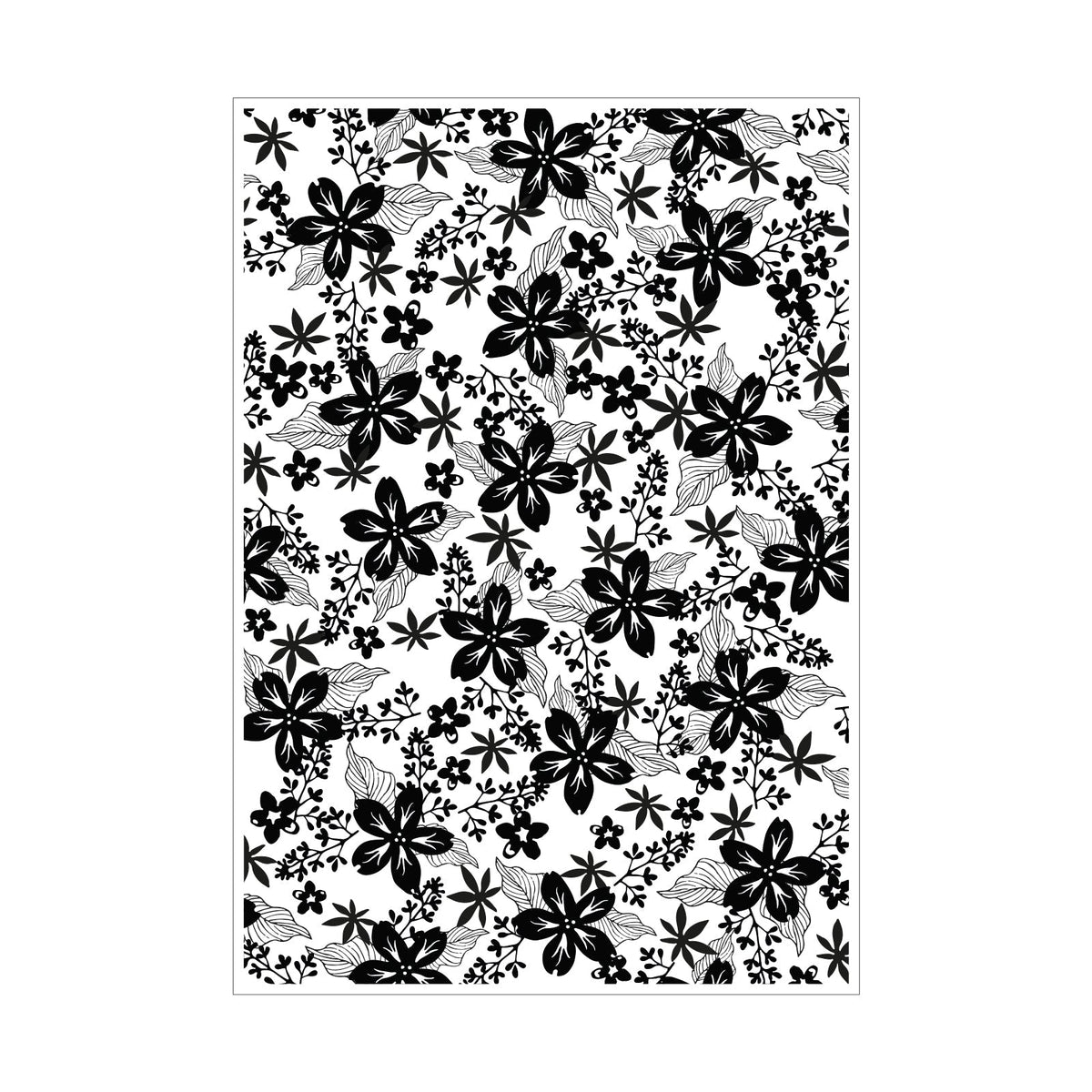 Sizzix Clear Stamp Set Cosmopolitan, Petals by Stacey Park-3
