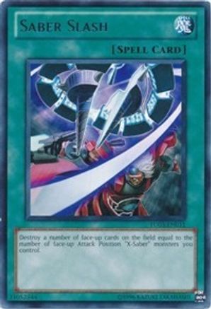 Saber Slash (TU03-EN011) - Turbo Pack: Booster Three Unlimited-1
