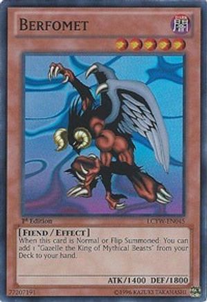 Berfomet (LCYW-EN045) - Legendary Collection 3: Yugi's World 1st Edition-1