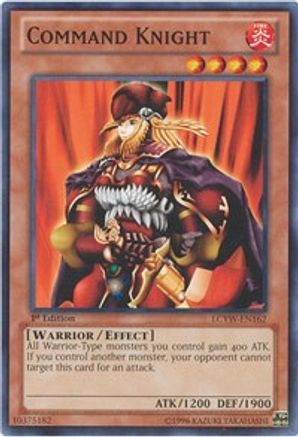 Command Knight (LCYW-EN162) - Legendary Collection 3: Yugi's World 1st Edition-1