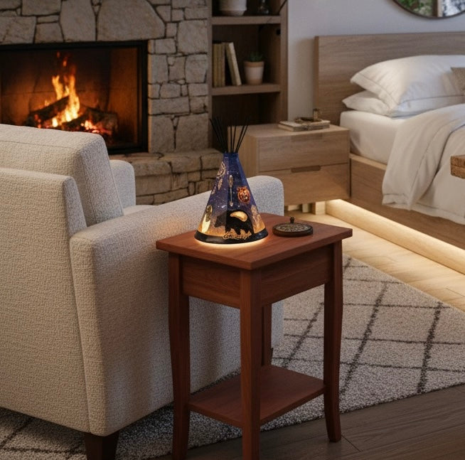 Bear Teepee Lamp-2