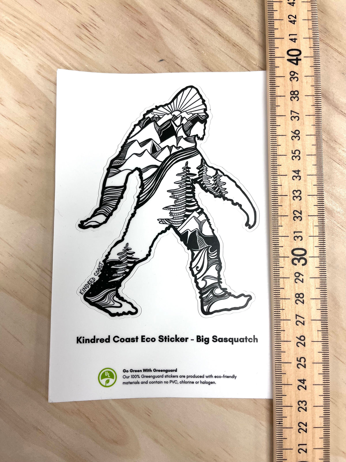 SASQUATCH Eco Vinyl Stickers-1